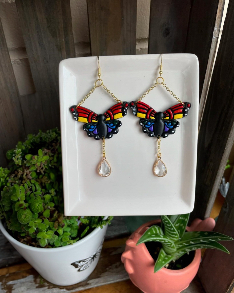 Pride Butterfly with Crystal